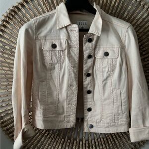 Elle Women's Pale pink stretch Jean Jacket small